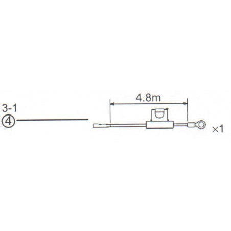 CABLE ALARGADOR DE MASA PIONEER TS-WX205A