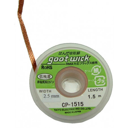 MALLA DESOLDADORA DE 1.5M Y 2.5 MM DE GROSOR