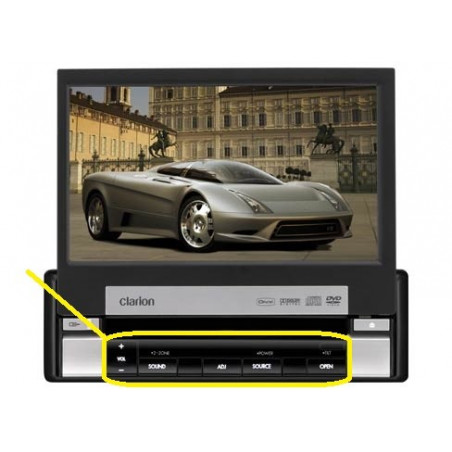 CARÁTULA PARA CLARION VRX588RUSB
