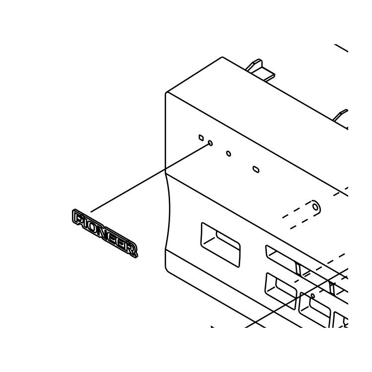 Logo Pioneer PDR-609 - PAM1776